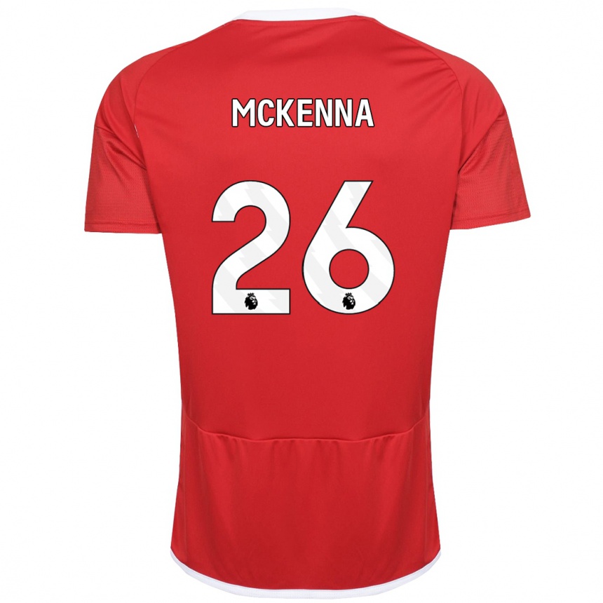 Niño Fútbol Camiseta Scott Mckenna #26 Rojo 1ª Equipación 2023/24