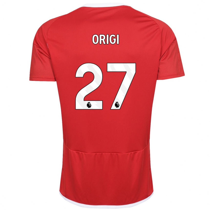 Niño Fútbol Camiseta Divock Origi #27 Rojo 1ª Equipación 2023/24