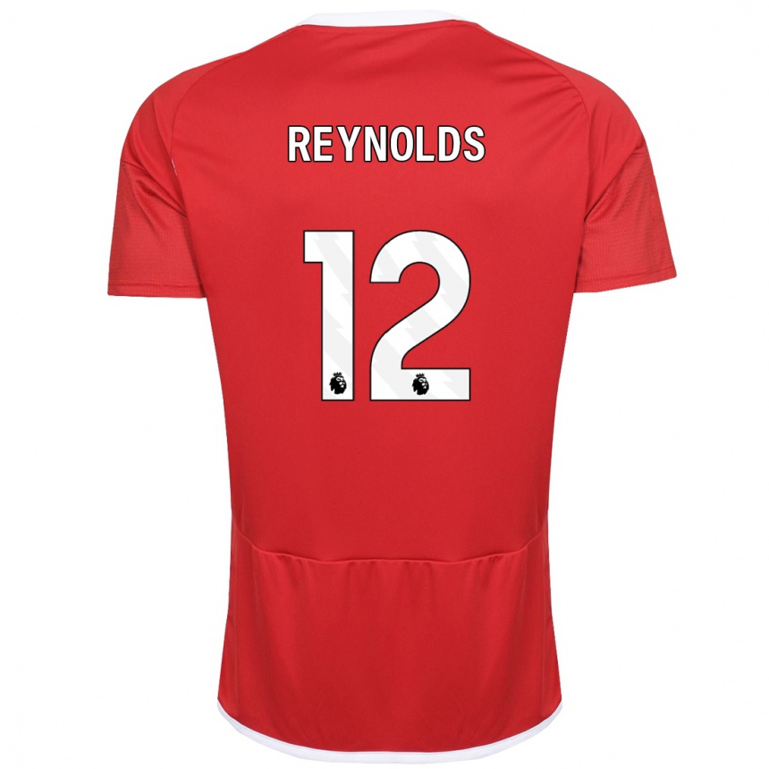 Niño Fútbol Camiseta Niamh Reynolds #12 Rojo 1ª Equipación 2023/24