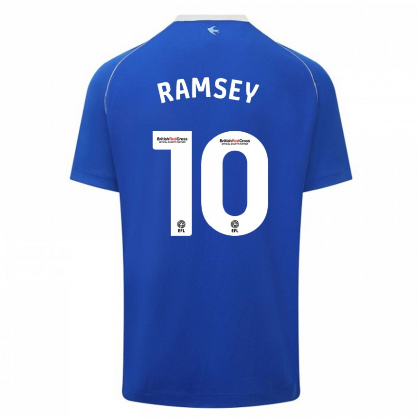 Niño Fútbol Camiseta Aaron Ramsey #10 Azul 1ª Equipación 2023/24