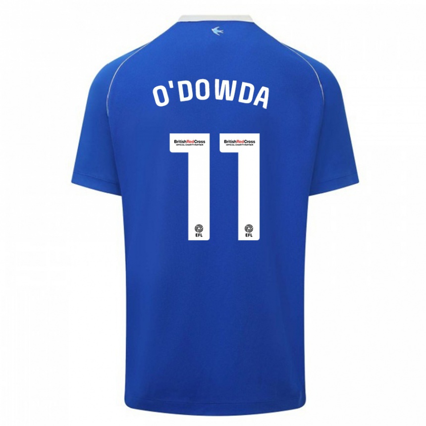 Niño Fútbol Camiseta Callum O'dowda #11 Azul 1ª Equipación 2023/24