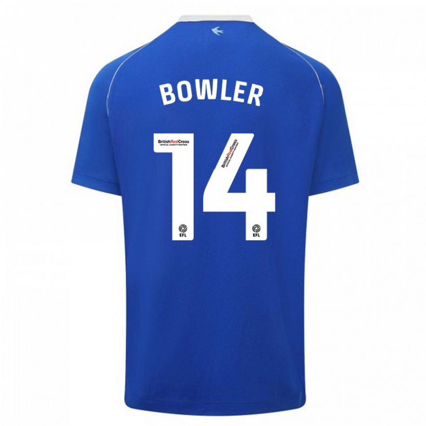 Niño Fútbol Camiseta Josh Bowler #14 Azul 1ª Equipación 2023/24