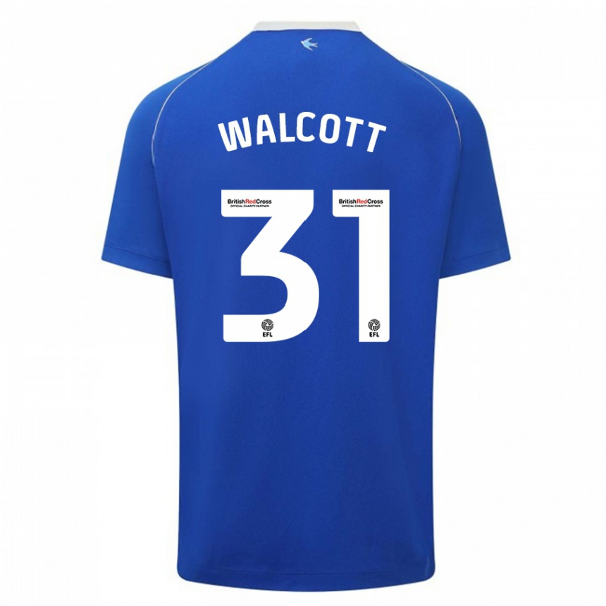 Niño Fútbol Camiseta Malachi Fagan Walcott #31 Azul 1ª Equipación 2023/24