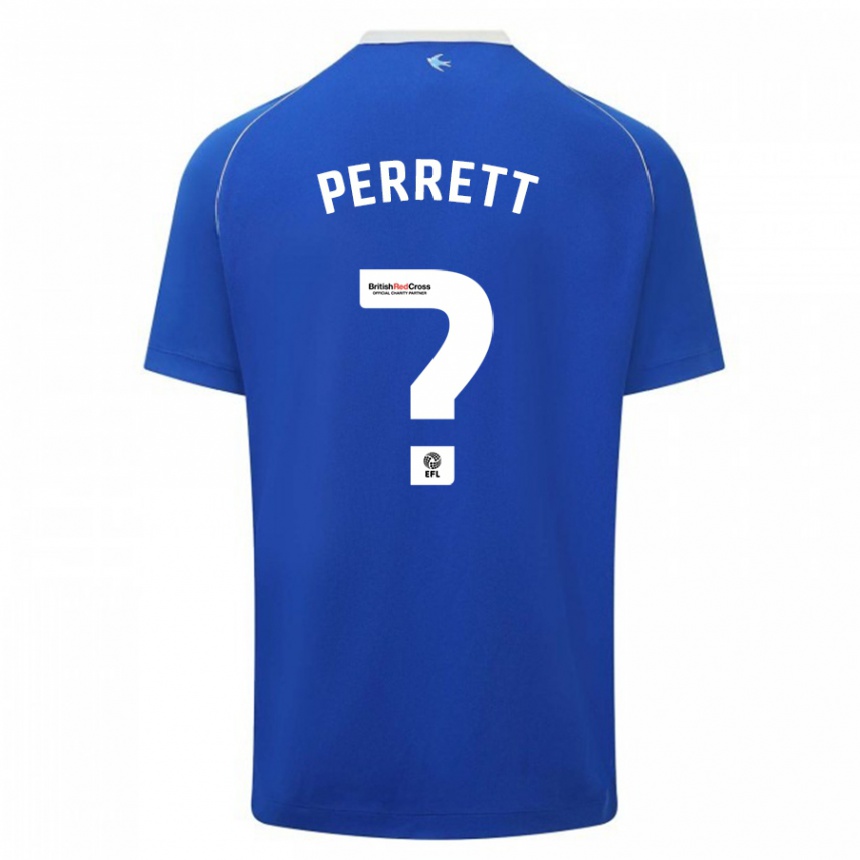 Niño Fútbol Camiseta Troy Perrett #0 Azul 1ª Equipación 2023/24