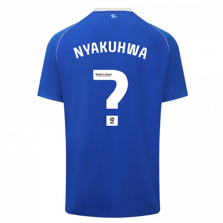 Niño Fútbol Camiseta Tanatswa Nyakuhwa #0 Azul 1ª Equipación 2023/24