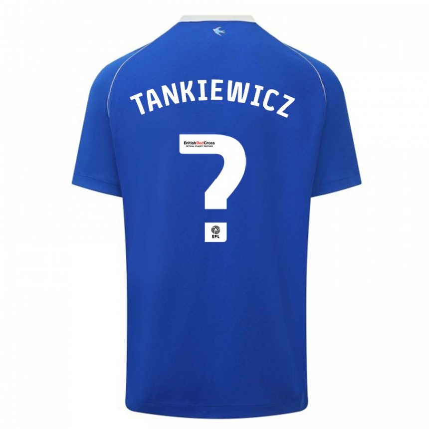 Niño Fútbol Camiseta Rob Tankiewicz #0 Azul 1ª Equipación 2023/24