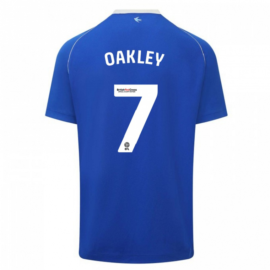 Niño Fútbol Camiseta Rhianne Oakley #7 Azul 1ª Equipación 2023/24