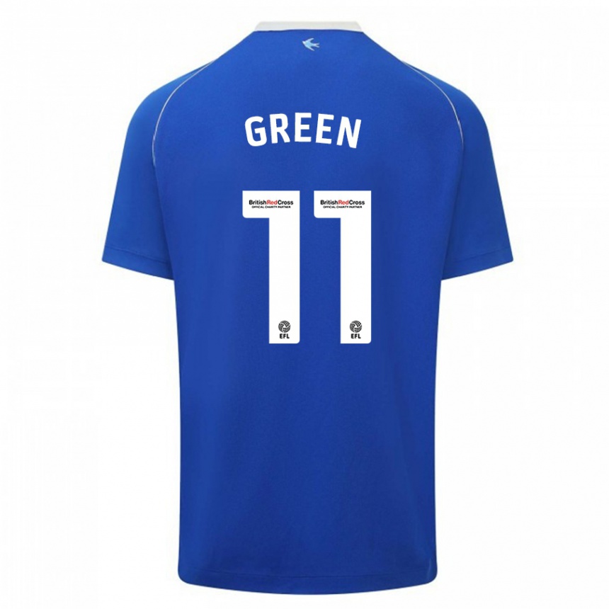 Niño Fútbol Camiseta Danielle Green #11 Azul 1ª Equipación 2023/24