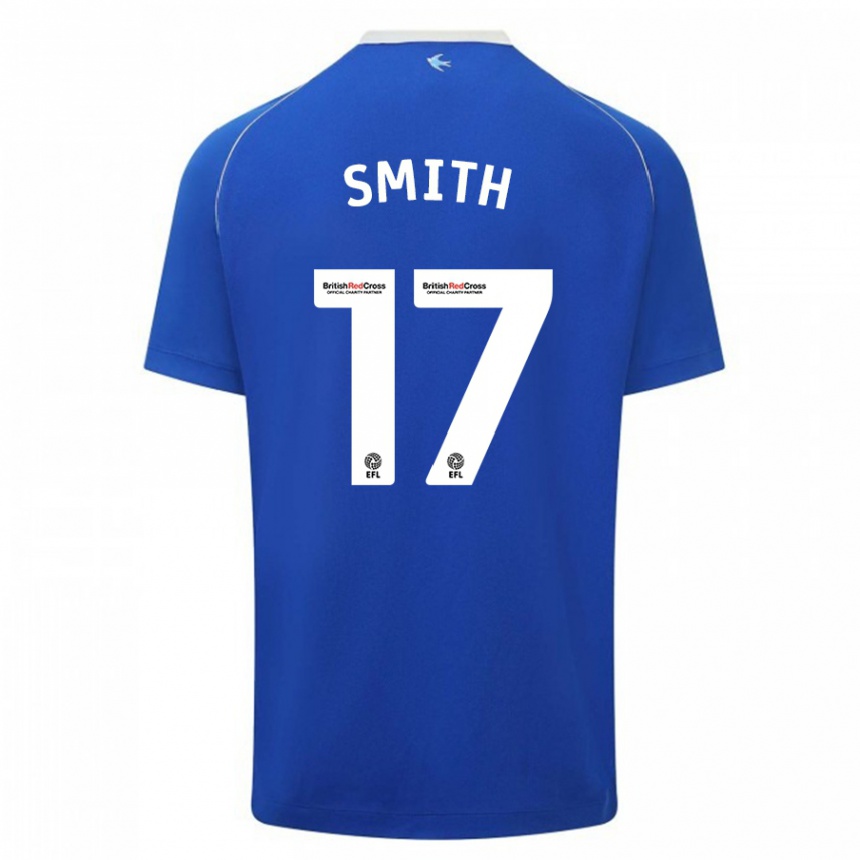 Niño Fútbol Camiseta Hollie Smith #17 Azul 1ª Equipación 2023/24