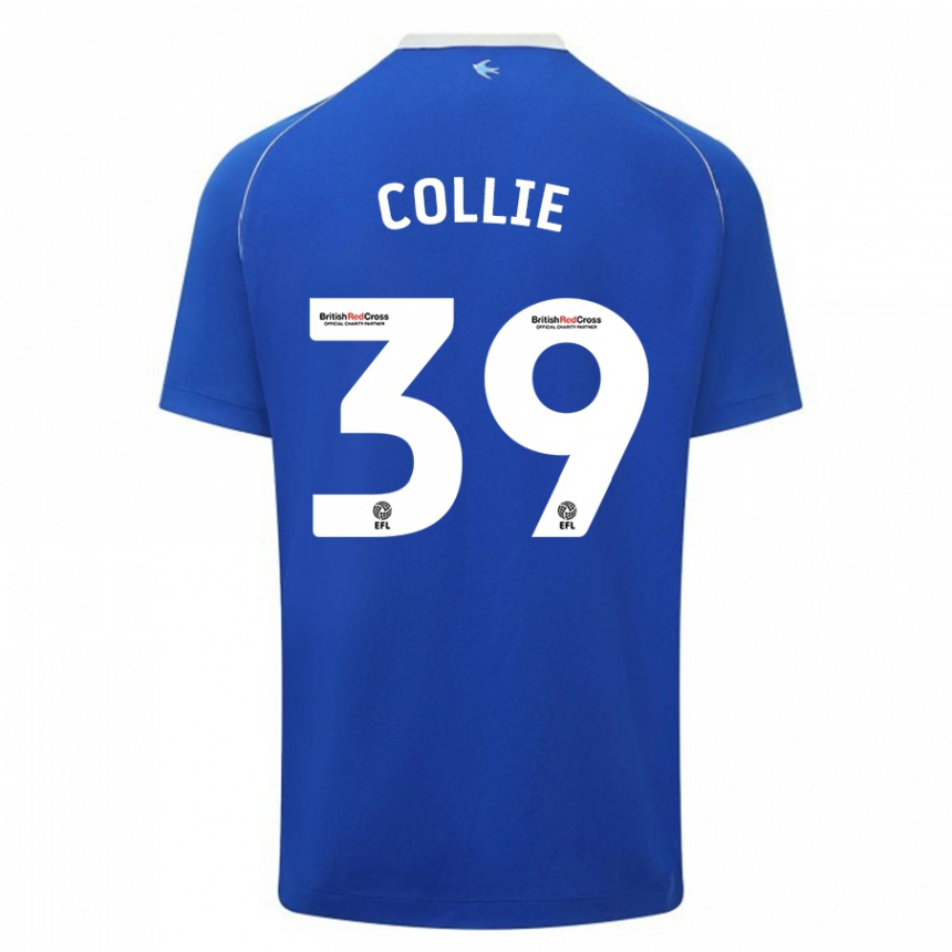 Niño Fútbol Camiseta Eliza Collie #39 Azul 1ª Equipación 2023/24