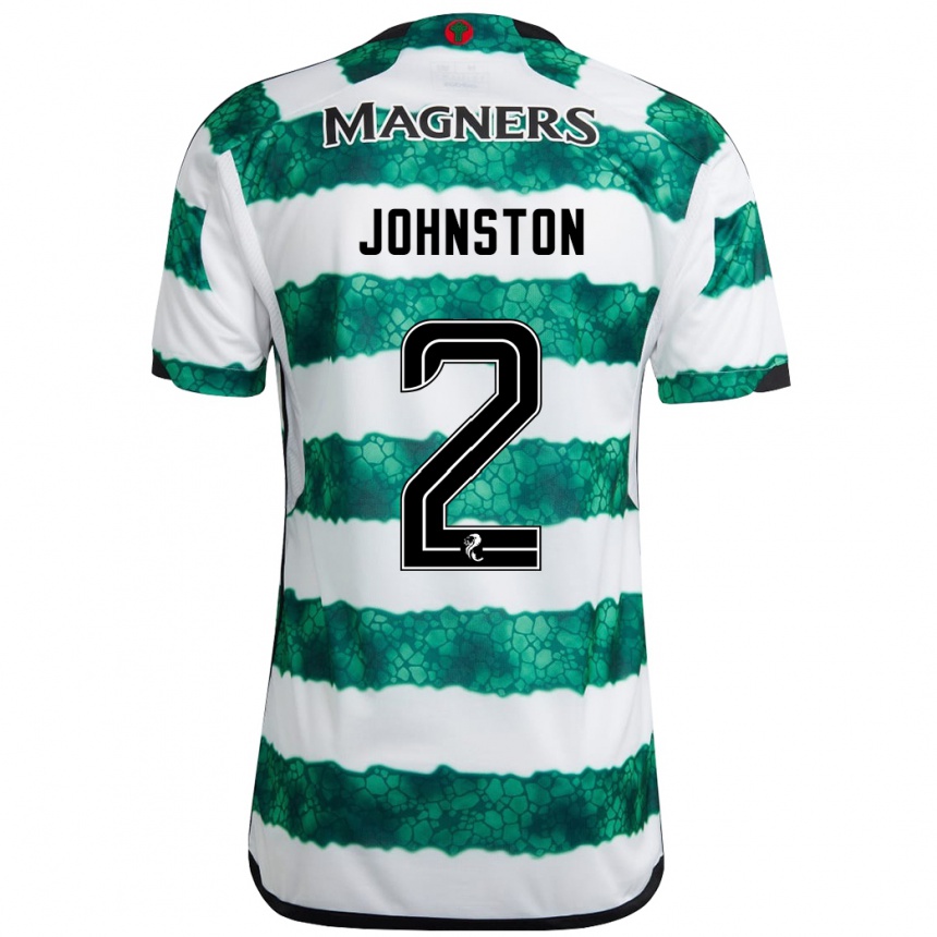 Niño Fútbol Camiseta Alistair Johnston #2 Verde 1ª Equipación 2023/24