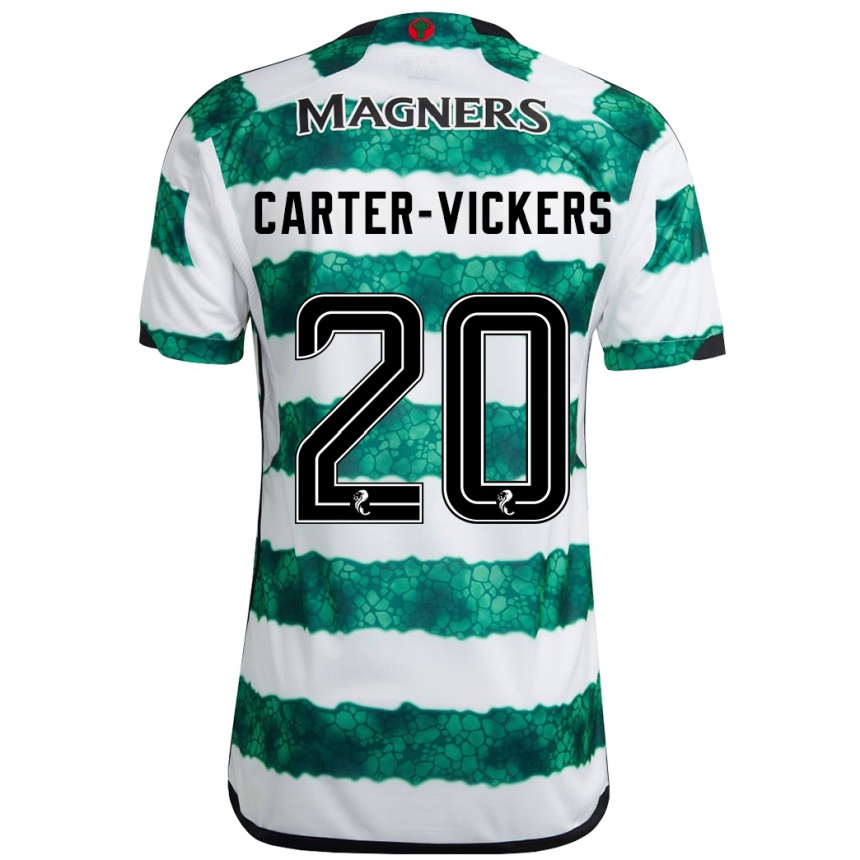 Niño Fútbol Camiseta Cameron Carter-Vickers #20 Verde 1ª Equipación 2023/24