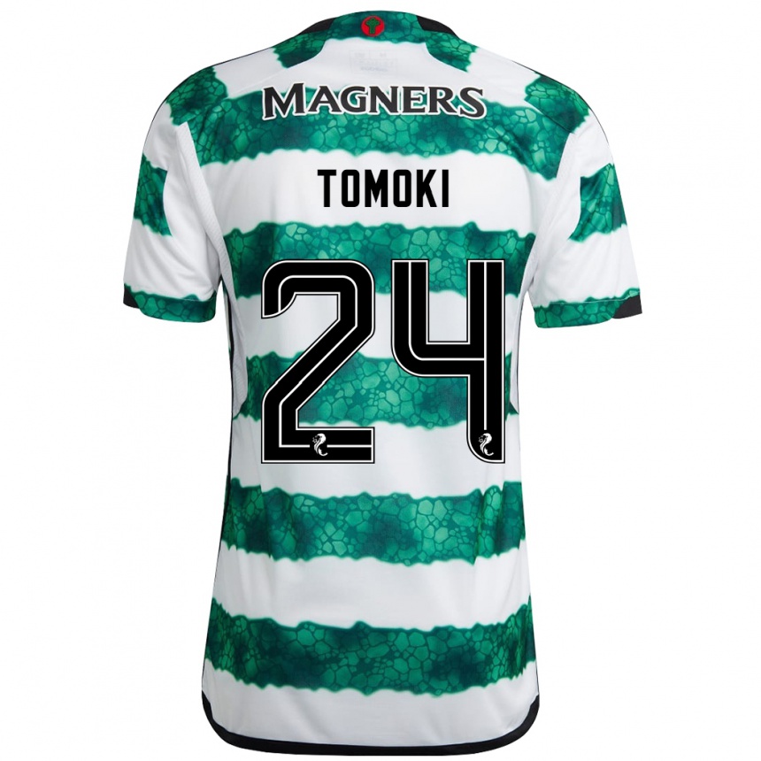 Niño Fútbol Camiseta Tomoki Iwata #24 Verde 1ª Equipación 2023/24