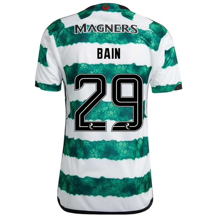 Niño Fútbol Camiseta Scott Bain #29 Verde 1ª Equipación 2023/24