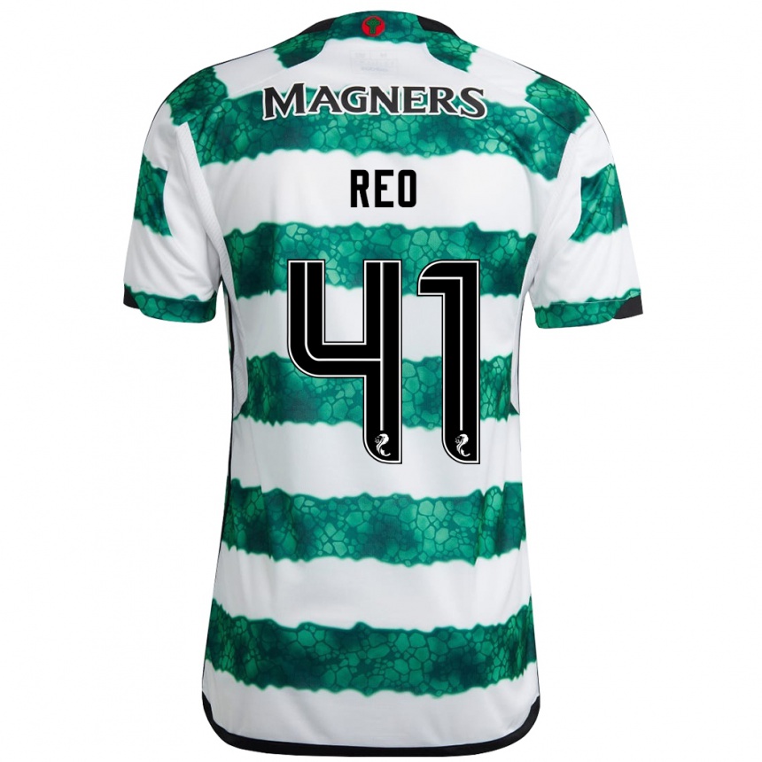 Niño Fútbol Camiseta Reo Hatate #41 Verde 1ª Equipación 2023/24