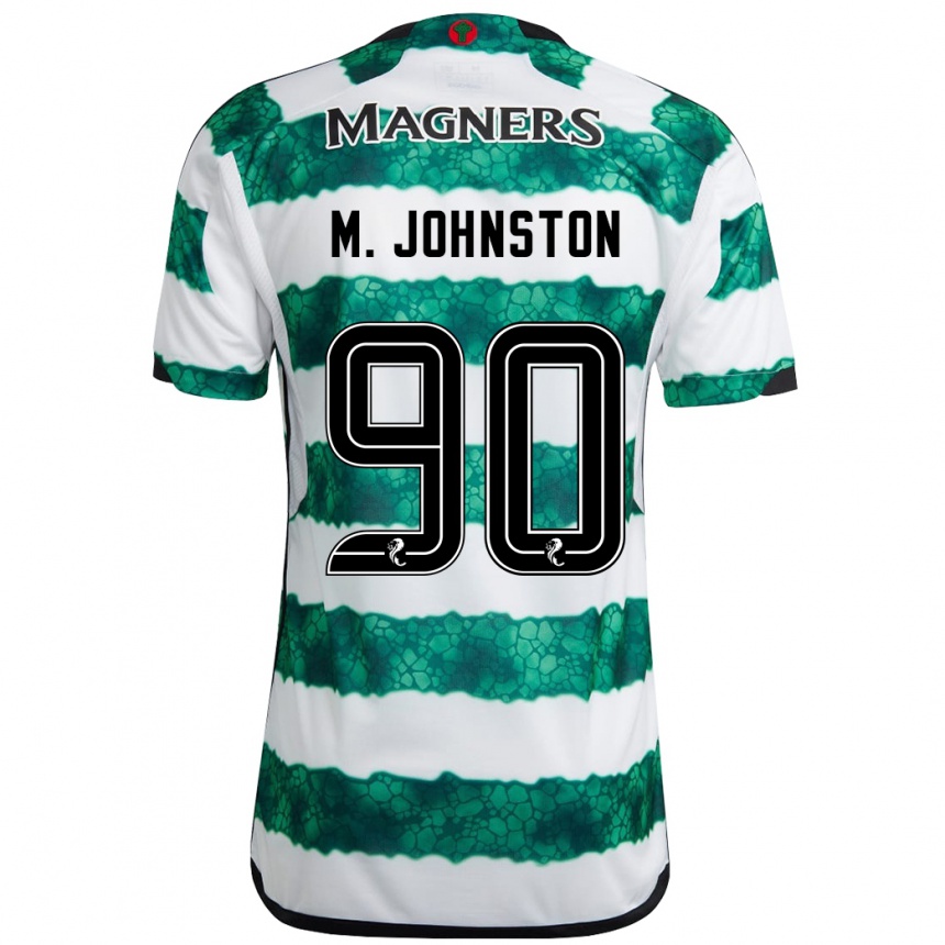 Niño Fútbol Camiseta Mikey Johnston #90 Verde 1ª Equipación 2023/24