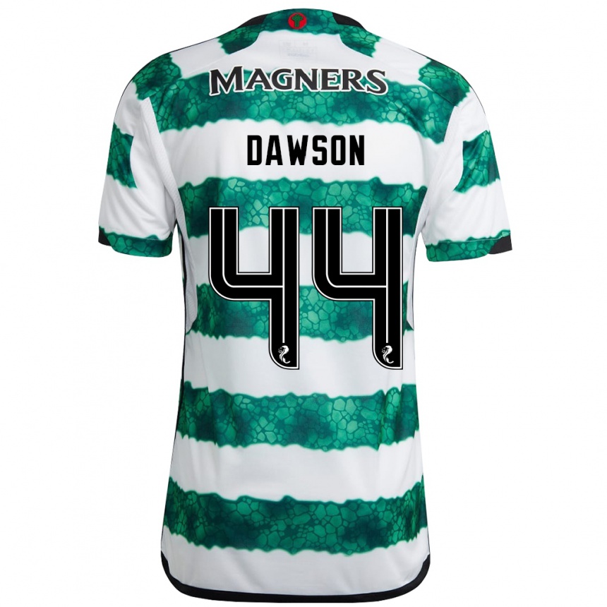 Niño Fútbol Camiseta Joey Dawson #44 Verde 1ª Equipación 2023/24