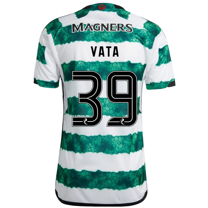 Niño Fútbol Camiseta Rocco Vata #39 Verde 1ª Equipación 2023/24