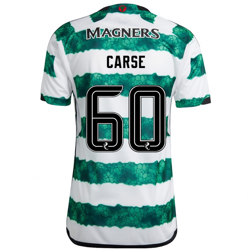 Niño Fútbol Camiseta Mackenzie Carse #60 Verde 1ª Equipación 2023/24