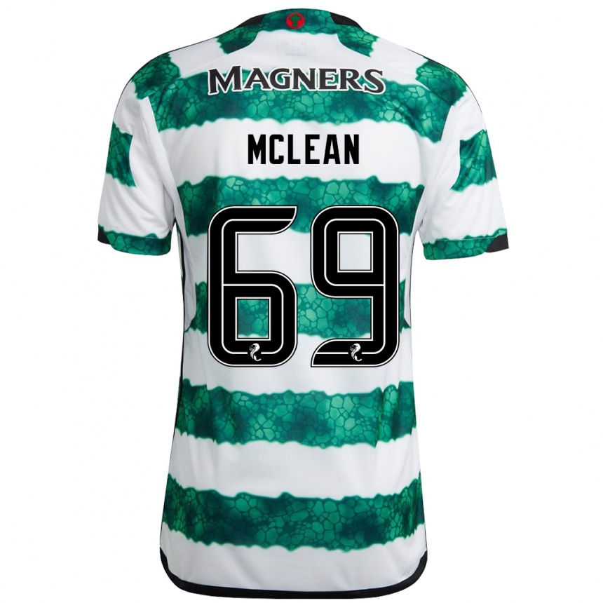 Niño Fútbol Camiseta Kai Mclean #69 Verde 1ª Equipación 2023/24