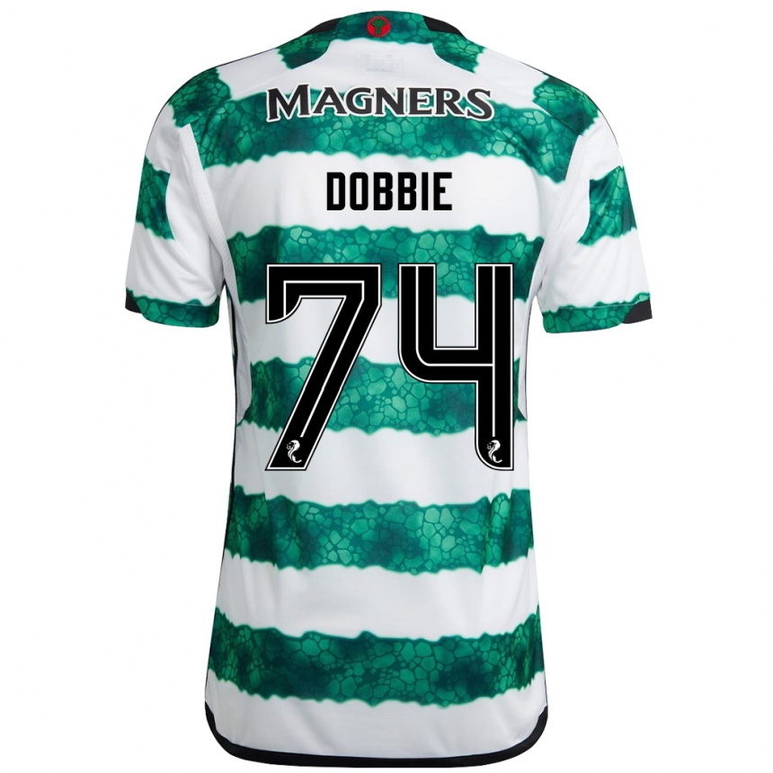 Niño Fútbol Camiseta Lewis Dobbie #74 Verde 1ª Equipación 2023/24