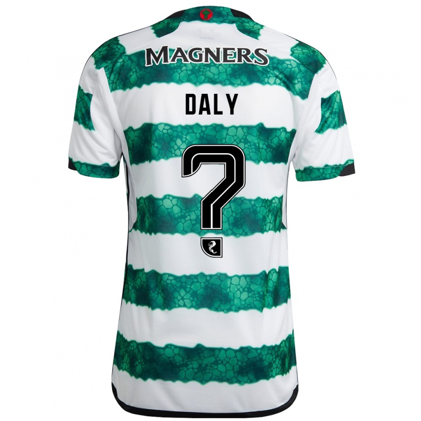 Niño Fútbol Camiseta Kayden Daly #0 Verde 1ª Equipación 2023/24