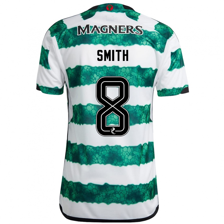 Niño Fútbol Camiseta Jenny Smith #8 Verde 1ª Equipación 2023/24