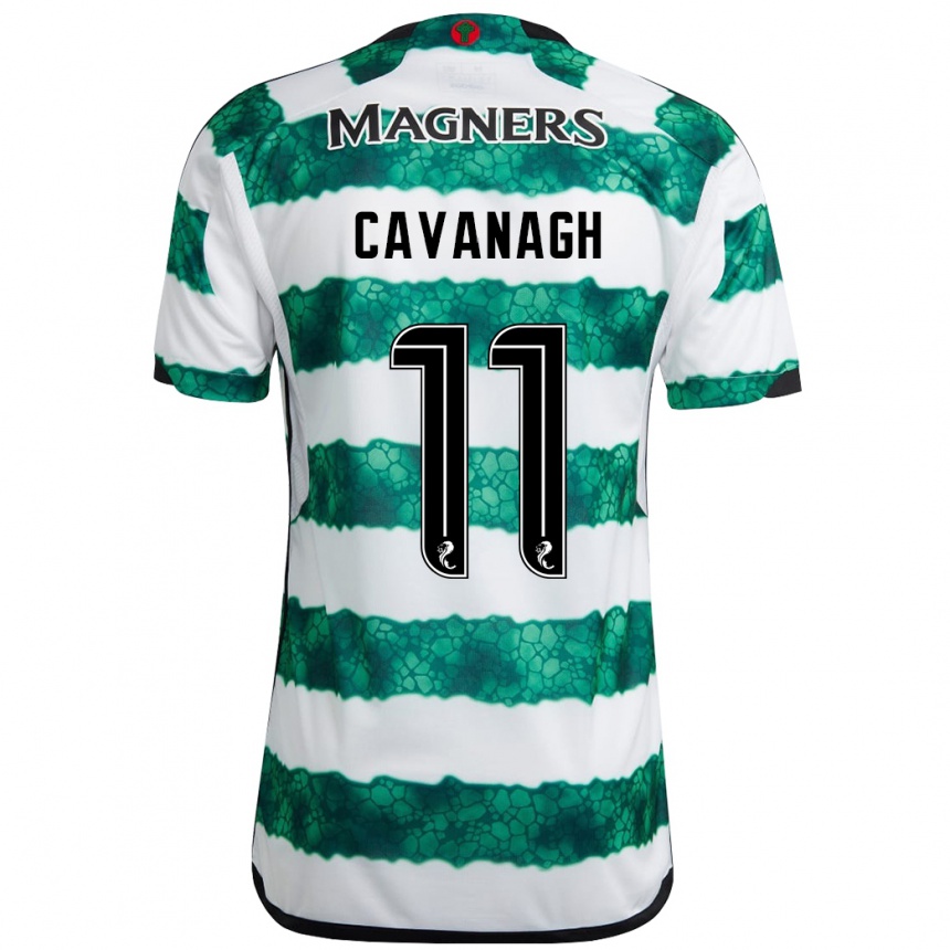 Niño Fútbol Camiseta Colette Cavanagh #11 Verde 1ª Equipación 2023/24