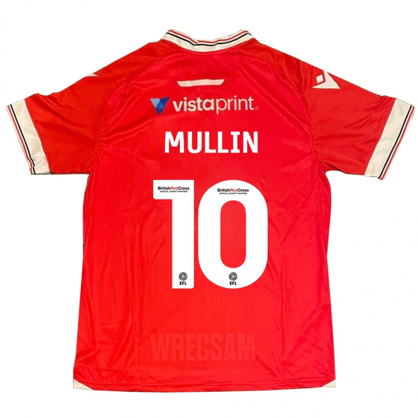 Niño Fútbol Camiseta Paul Mullin #10 Rojo 1ª Equipación 2023/24