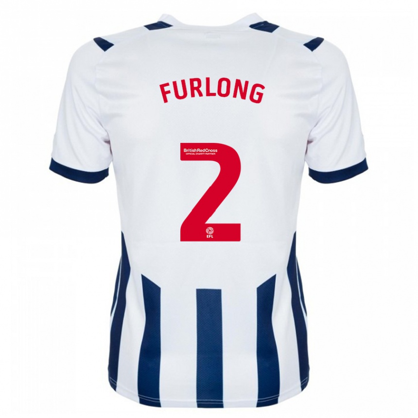 Niño Fútbol Camiseta Darnell Furlong #2 Blanco 1ª Equipación 2023/24