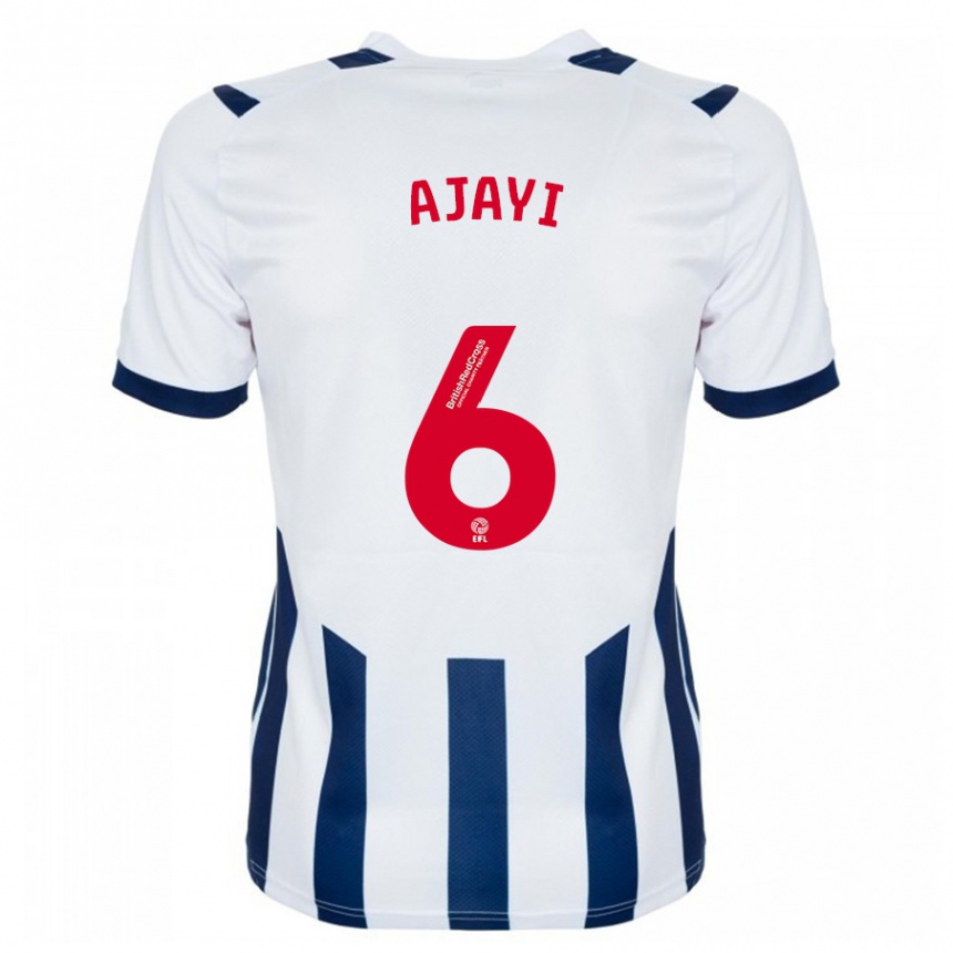 Niño Fútbol Camiseta Semi Ajayi #6 Blanco 1ª Equipación 2023/24