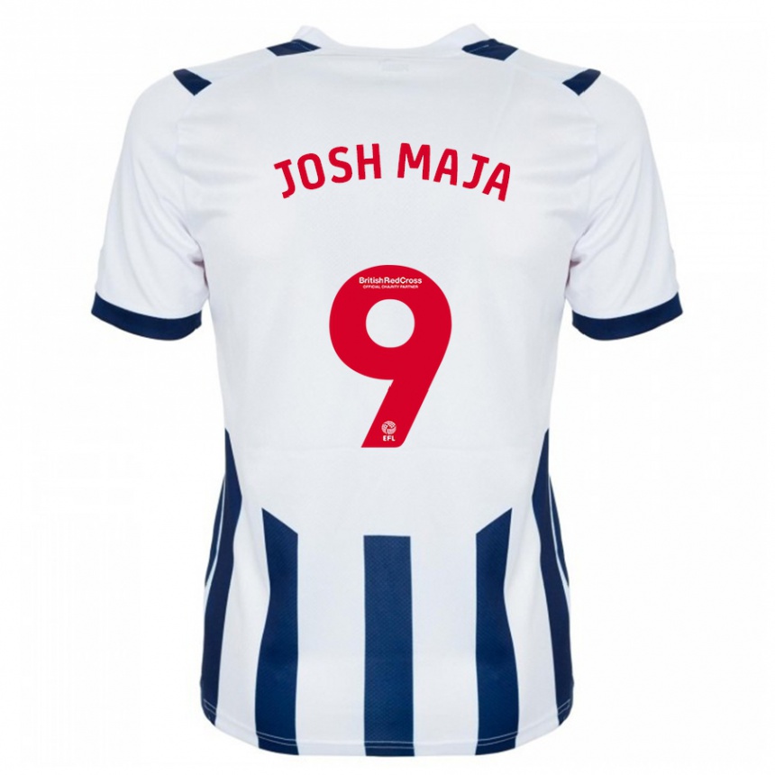 Niño Fútbol Camiseta Josh Maja #9 Blanco 1ª Equipación 2023/24