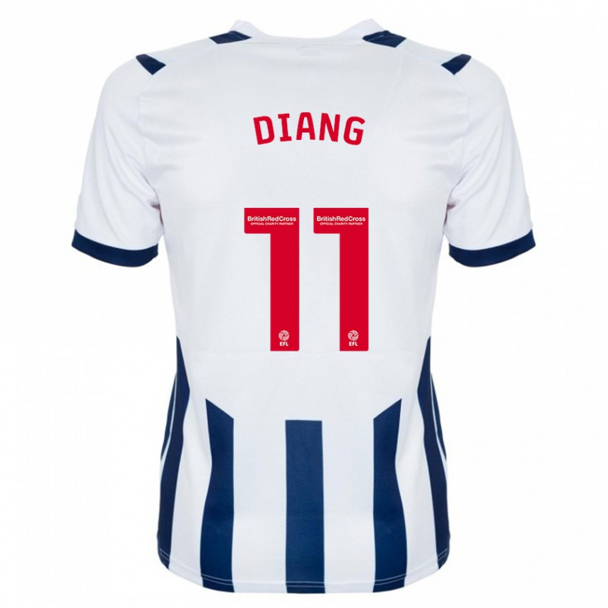 Niño Fútbol Camiseta Grady Diangana #11 Blanco 1ª Equipación 2023/24