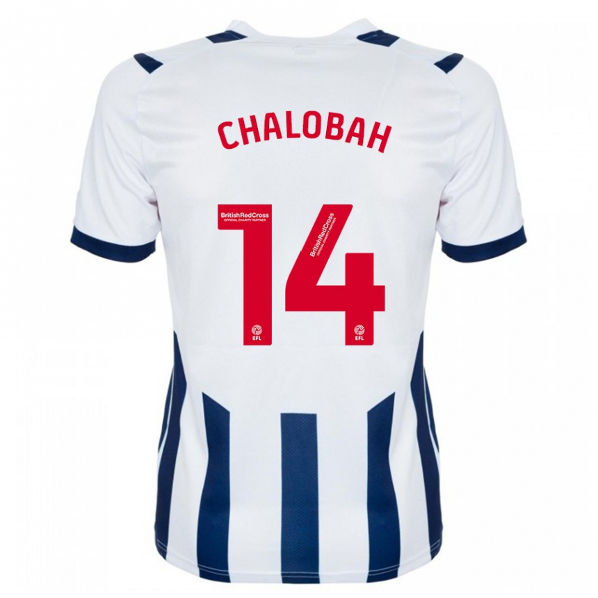 Niño Fútbol Camiseta Nathaniel Chalobah #14 Blanco 1ª Equipación 2023/24