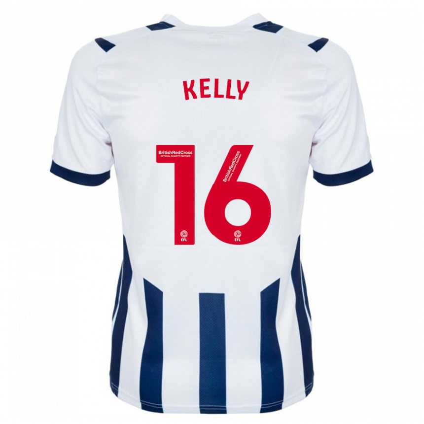 Niño Fútbol Camiseta Martin Kelly #16 Blanco 1ª Equipación 2023/24