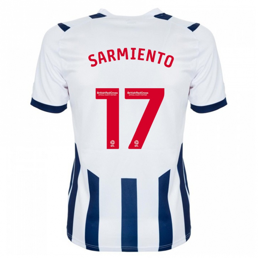 Niño Fútbol Camiseta Jeremy Sarmiento #17 Blanco 1ª Equipación 2023/24