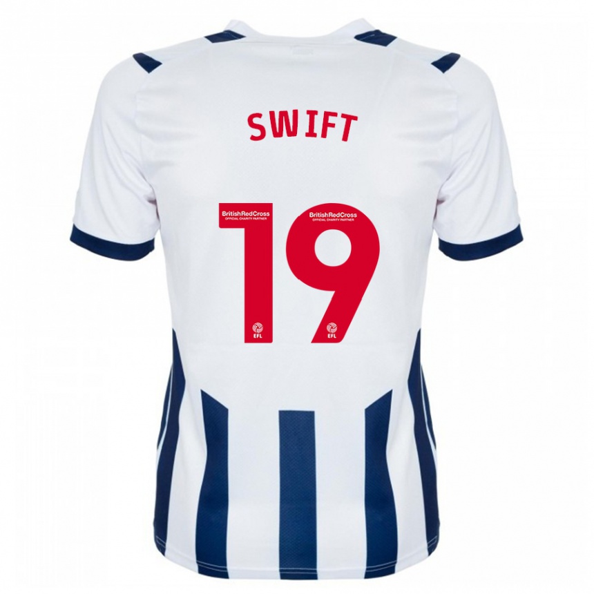 Niño Fútbol Camiseta John Swift #19 Blanco 1ª Equipación 2023/24