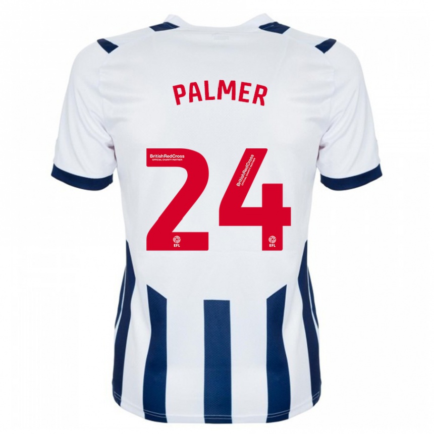 Niño Fútbol Camiseta Alex Palmer #24 Blanco 1ª Equipación 2023/24