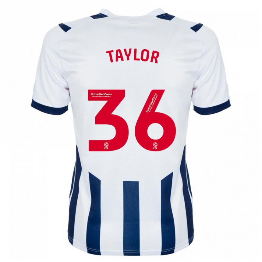 Niño Fútbol Camiseta Caleb Taylor #36 Blanco 1ª Equipación 2023/24