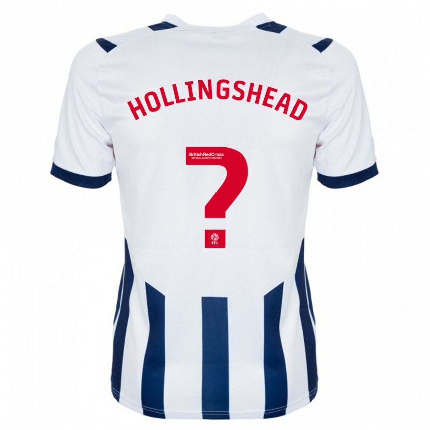 Niño Fútbol Camiseta Ronnie Hollingshead #0 Blanco 1ª Equipación 2023/24