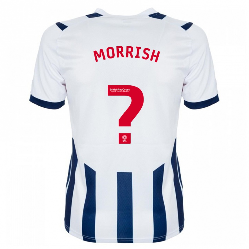 Niño Fútbol Camiseta Rhys Morrish #0 Blanco 1ª Equipación 2023/24