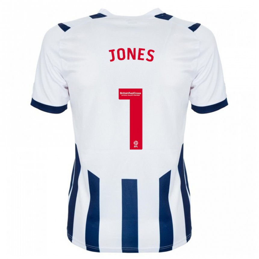 Niño Fútbol Camiseta Lucy Jones #1 Blanco 1ª Equipación 2023/24