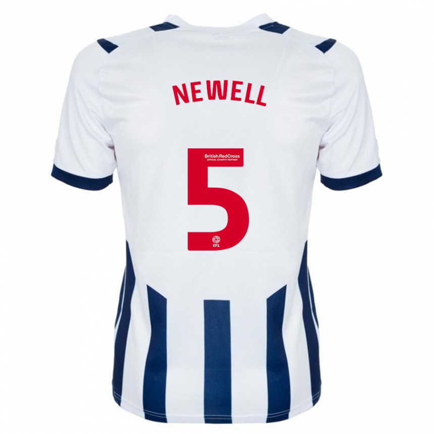 Niño Fútbol Camiseta Lucy Newell #5 Blanco 1ª Equipación 2023/24