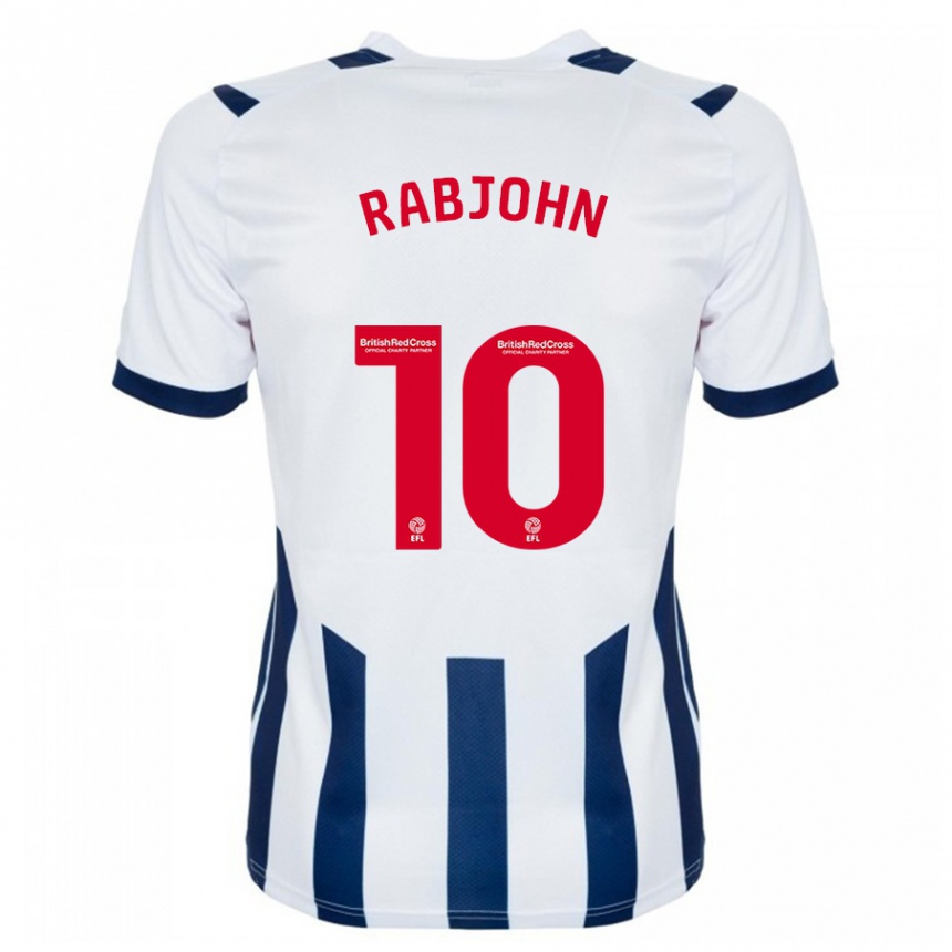 Niño Fútbol Camiseta Olivia Rabjohn #10 Blanco 1ª Equipación 2023/24