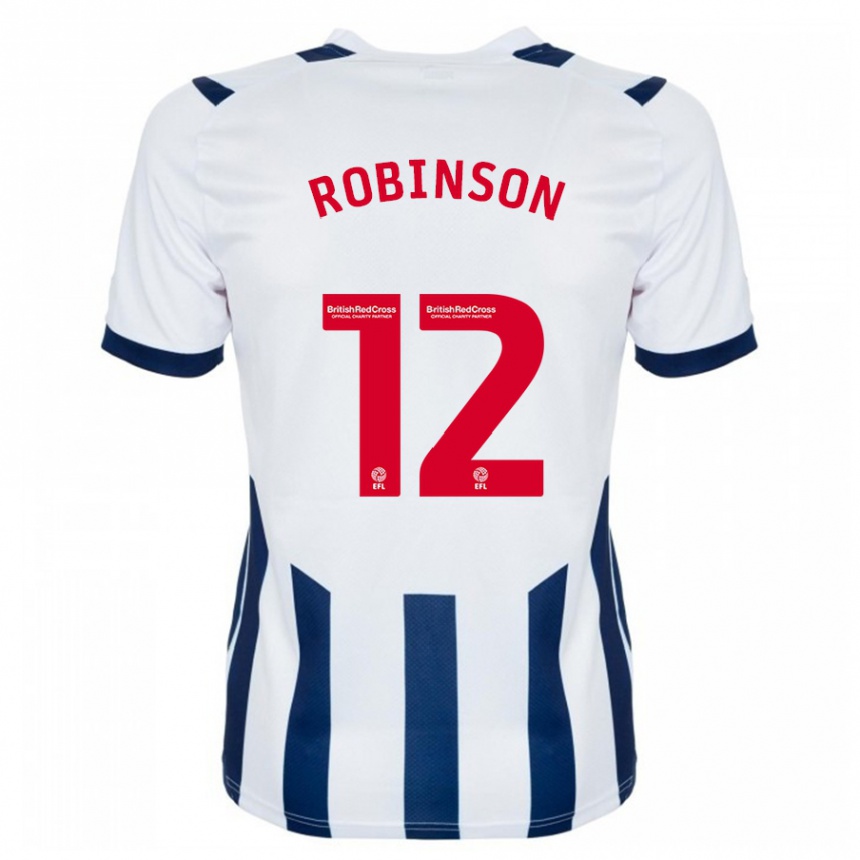 Niño Fútbol Camiseta Leanne Robinson #12 Blanco 1ª Equipación 2023/24