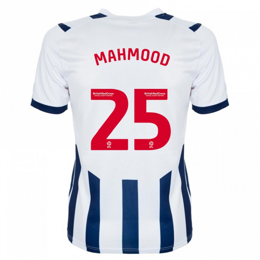 Niño Fútbol Camiseta Mahmood #25 Blanco 1ª Equipación 2023/24