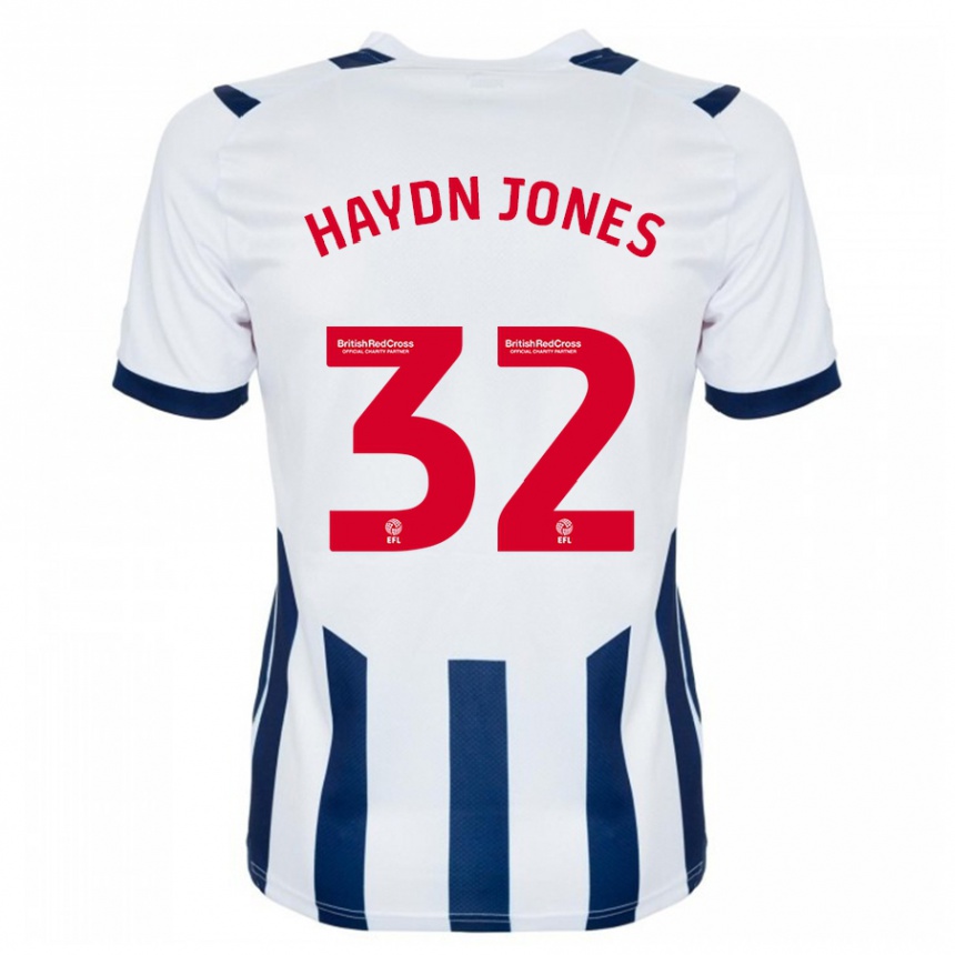 Niño Fútbol Camiseta Mackenzie Haydn-Jones #32 Blanco 1ª Equipación 2023/24