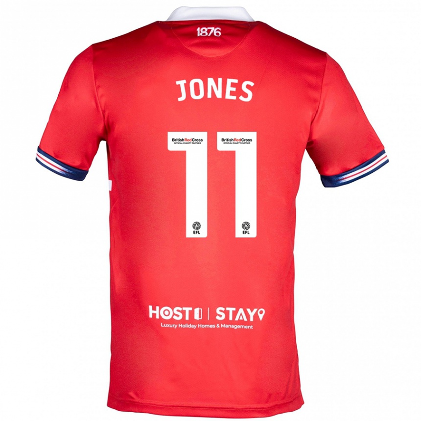 Niño Fútbol Camiseta Isaiah Jones #11 Rojo 1ª Equipación 2023/24