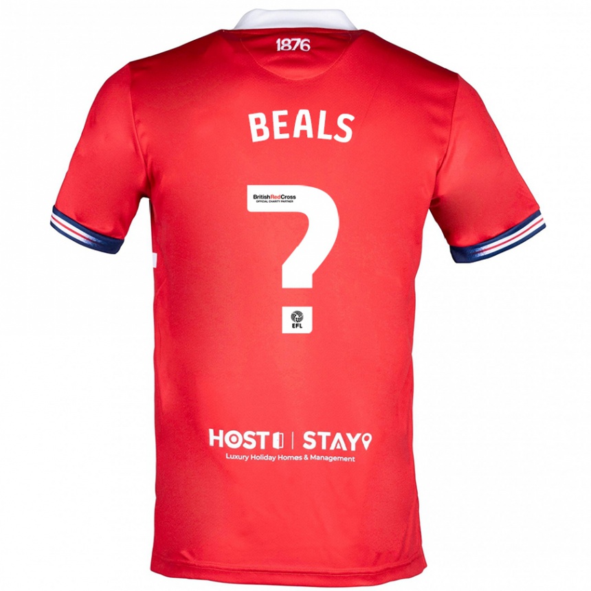 Niño Fútbol Camiseta Ben Beals #0 Rojo 1ª Equipación 2023/24