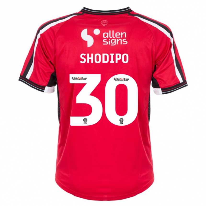 Niño Fútbol Camiseta Olamide Shodipo #30 Rojo 1ª Equipación 2023/24